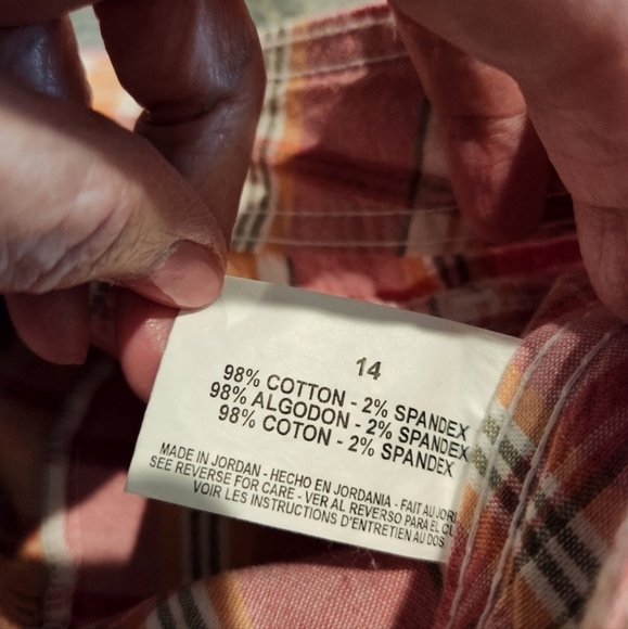 2 pair Gloria Vanderbilt Shorts Size 14 Fit Like 12 - Picture 10 of 11